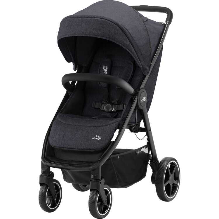 BRITAX RÖMER Kočárek sportovní B-Agile R - Black Shadow/Black Britax Römer