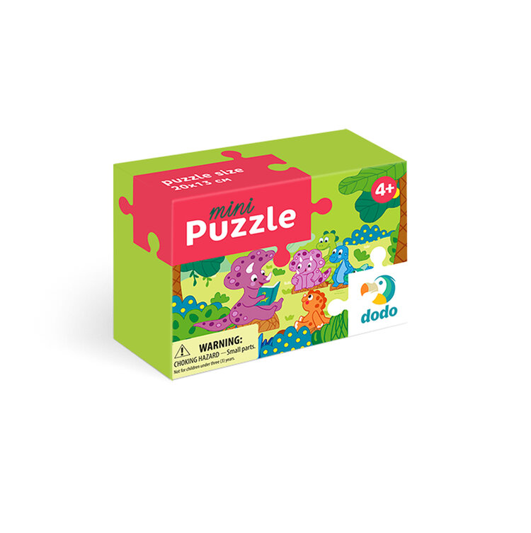 DODO Puzzle mini Dino a jeho přátelé 35 dílků DODO