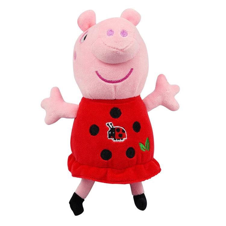 PEPPA Pig ECO plyšová Peppa 20cm šaty beruška 0+ PEPPAPIG