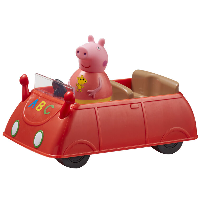 PEPPA Pig WEEBLES - Roly Poly figurka s autem PEPPAPIG