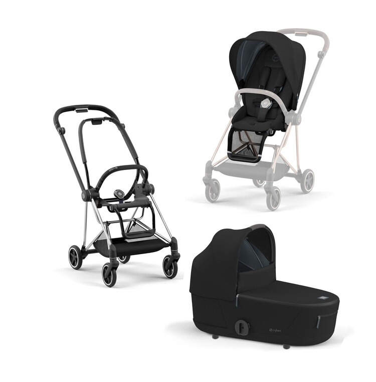 CYBEX Kočárek Mios 3.0 Chrome Black