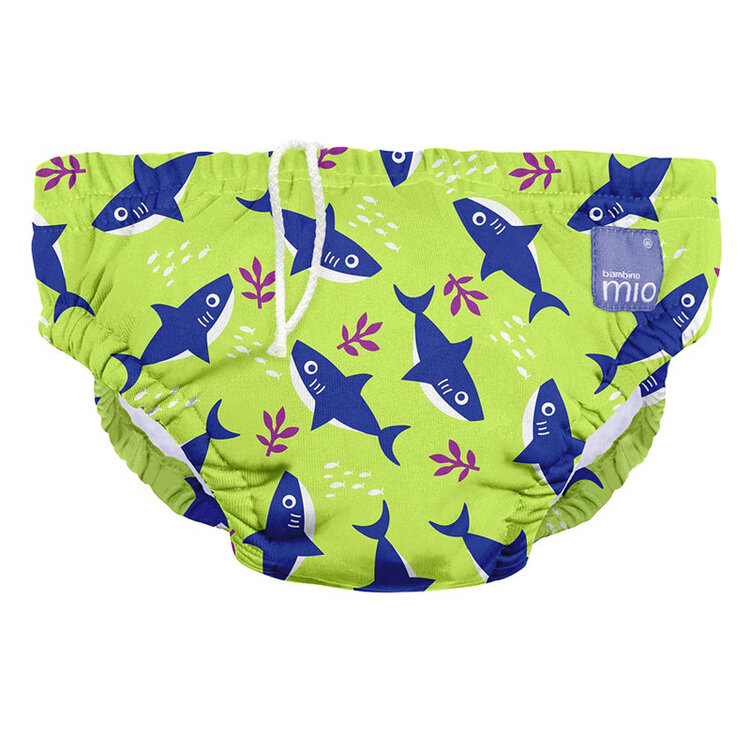 BAMBINO MIO Plavky kojenecké Neon Shark vel. S (5-7 kg) Bambino Mio