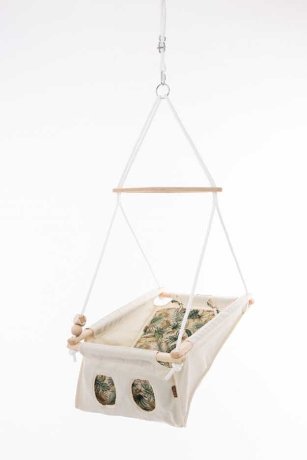 INCABABY Houpačka dětská Babyswing 0m + Deep Nature FW Incababy