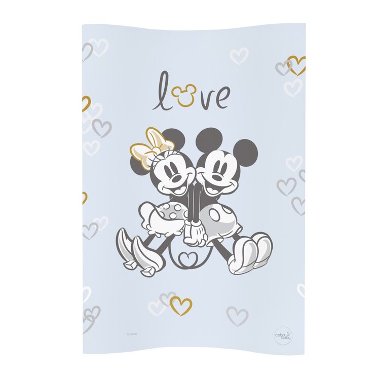 CEBA Podložka přebalovací měkká COSY (50x70) Disney Minnie & Mickey Blue Ceba