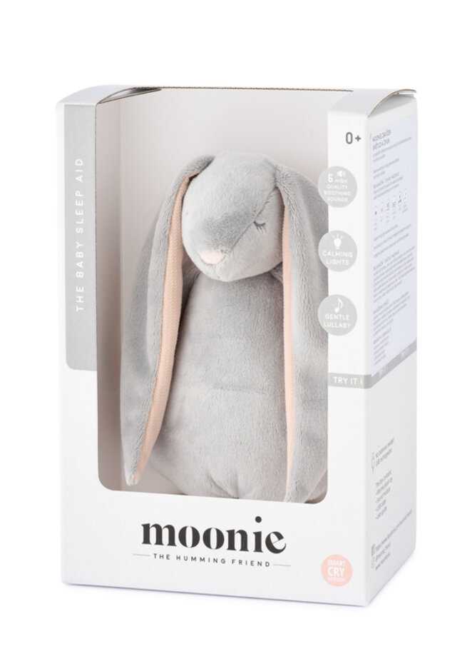 MOONIE Organic Humming Zajíček Světlo a Zvuk Cloud Moonie