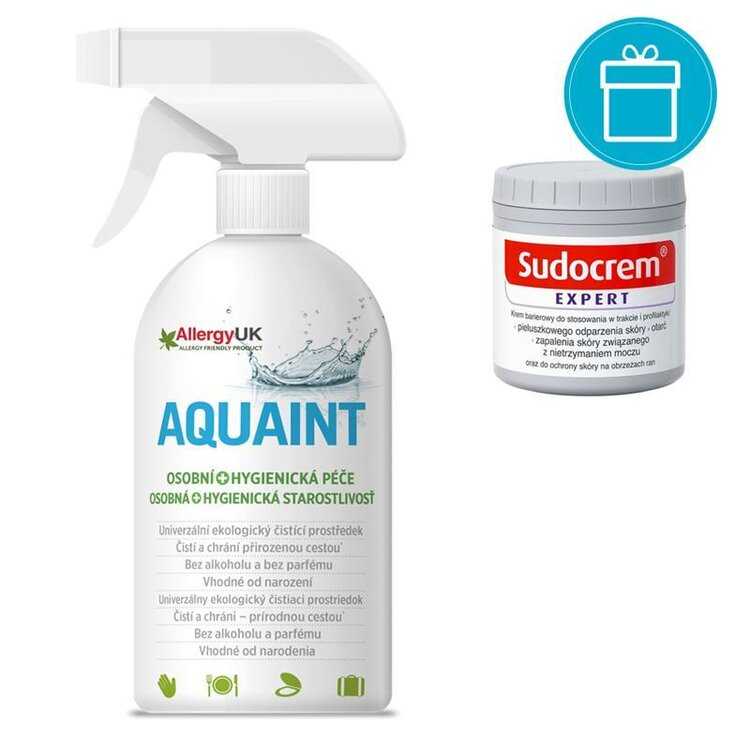 SUDOCREM Krém Sudocrem Expert 125 g + AQUAINT 500 ml Aquaint