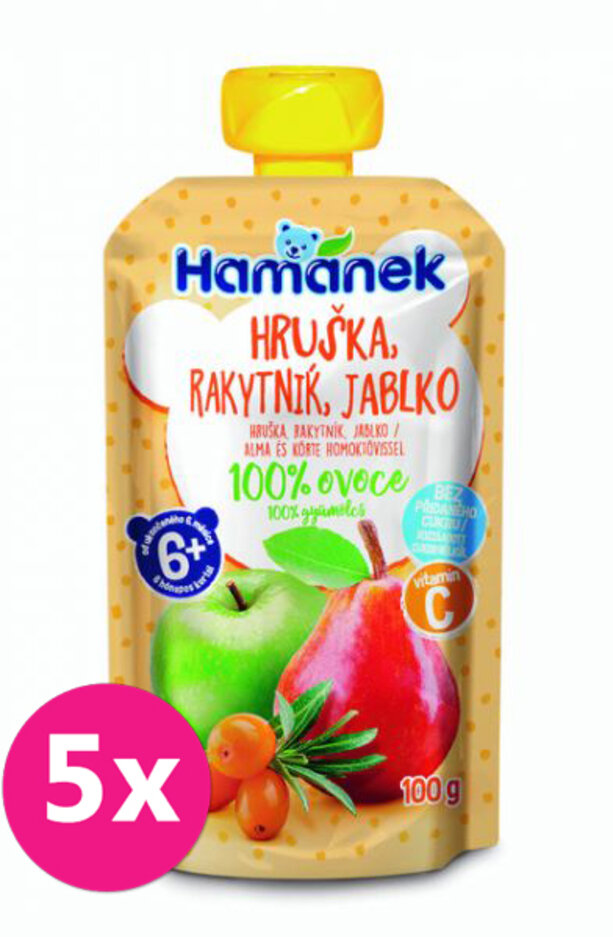 5x HAMÁNEK Hruška