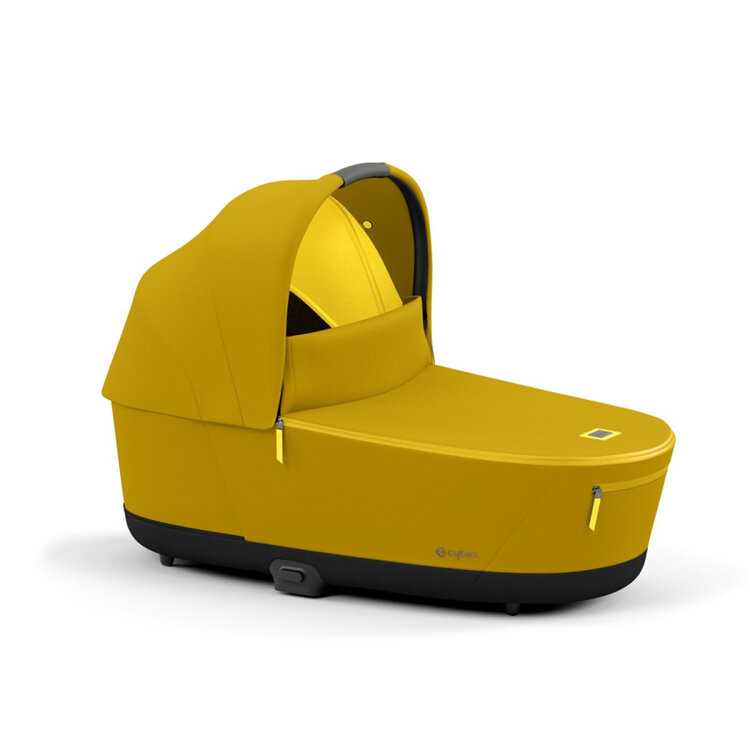 CYBEX Priam 4.0 Lux Carry Cot Mustard Yellow Cybex