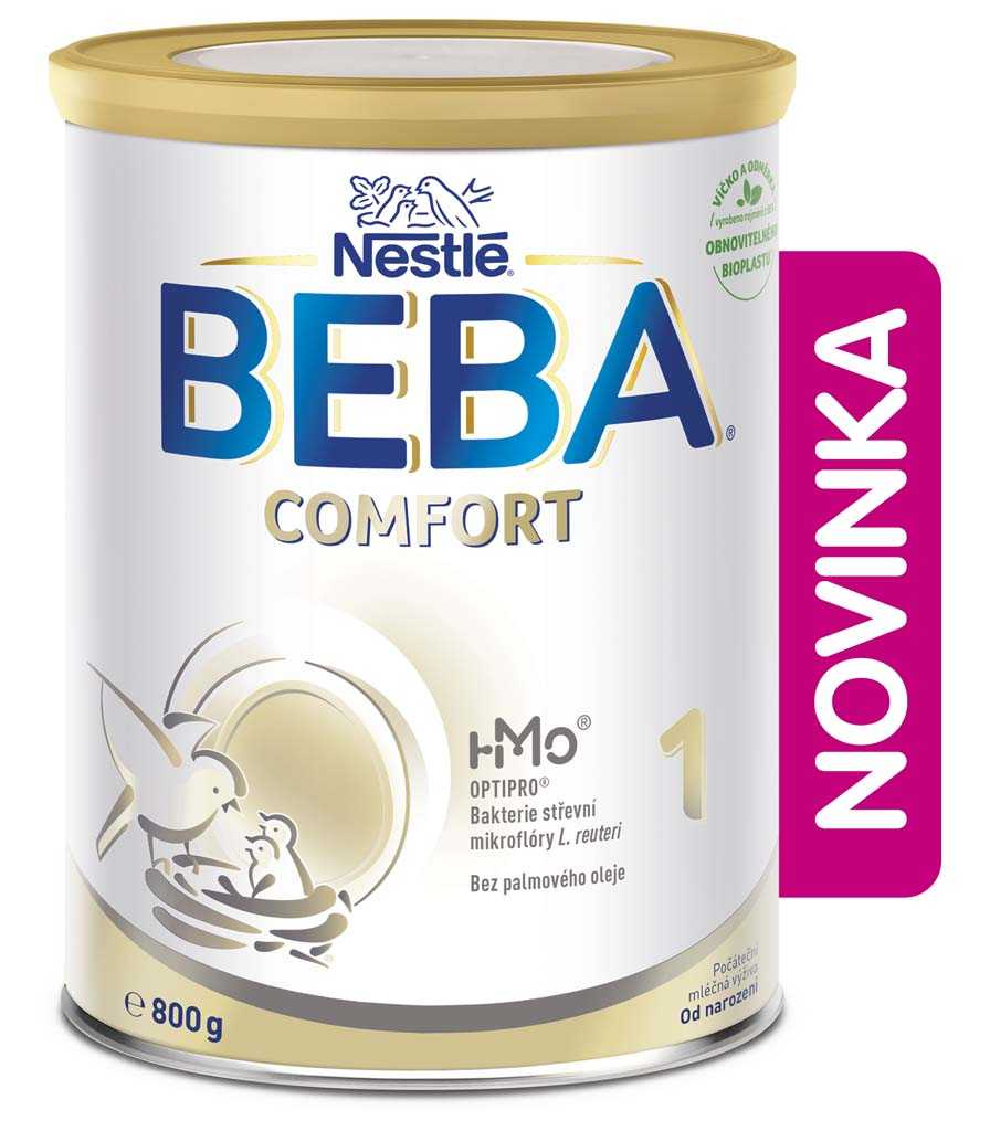 6x BEBA COMFORT 1 HM-O 800 g - Počáteční kojenecké mléko Nestlé