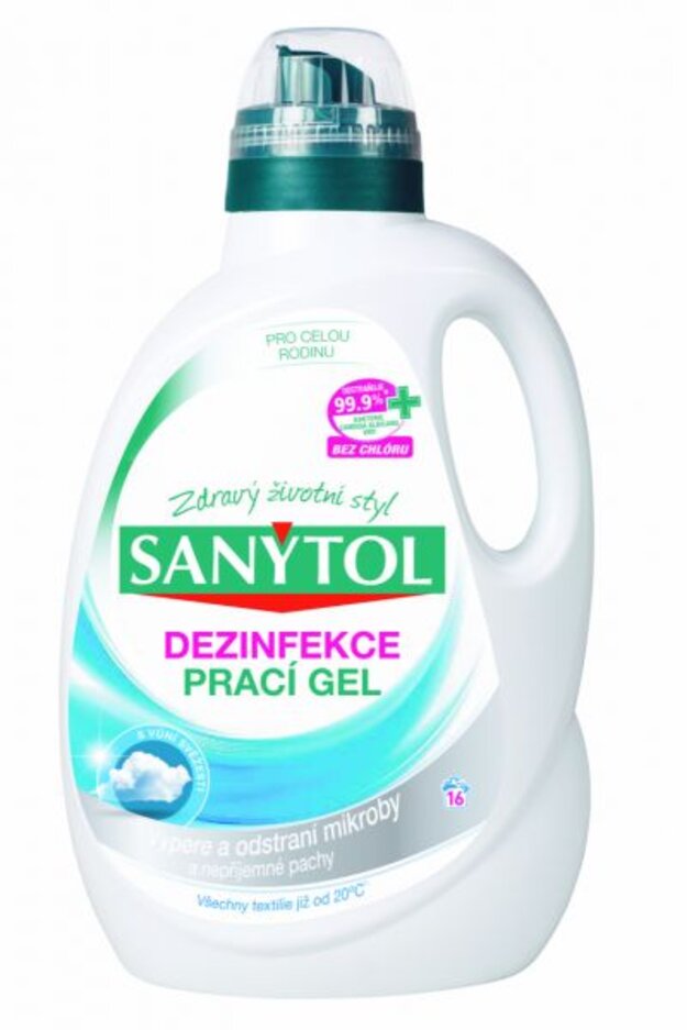 SANYTOL Dezinfekce prací gel s vůní svěžesti Sanytol