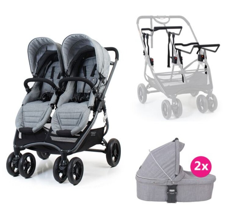 VALCO BABY Kočárek kombinovaný Snap Ultra Duo Tailor Made Grey Marle Valco Baby