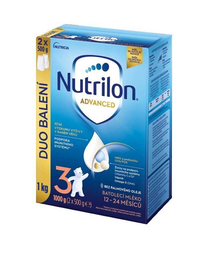 Nutrilon 3 Advanced DUO balení 1 kg Nutrilon