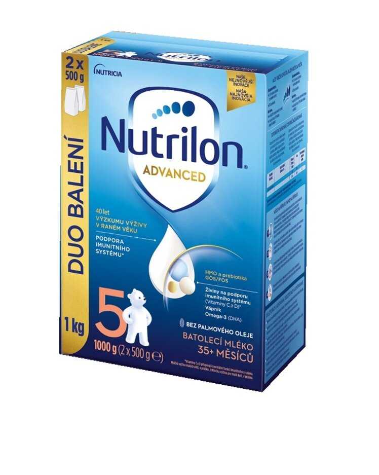 Nutrilon 5 Advanced DUO balení 1 kg Nutrilon