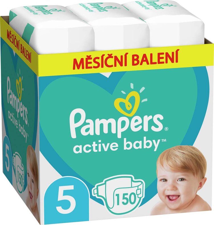 Pampers Active Baby 5 JUNIOR 11-16 kg 150 ks Pampers