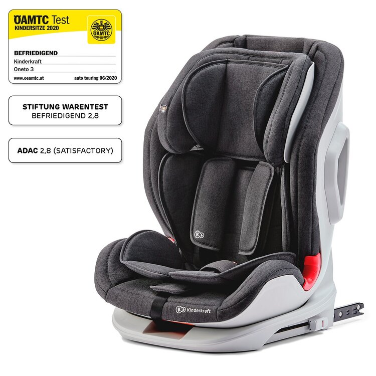 Kinderkraft Oneto3 Isofix Black 2019 černá Kinderkraft