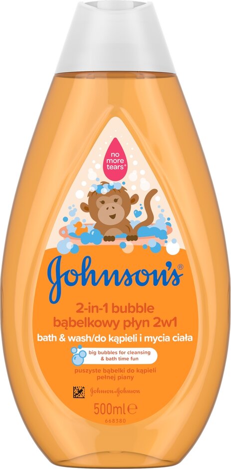 JOHNSON'S Bublinková koupel & mycí gel 2v1 500 ml JOHNSONS