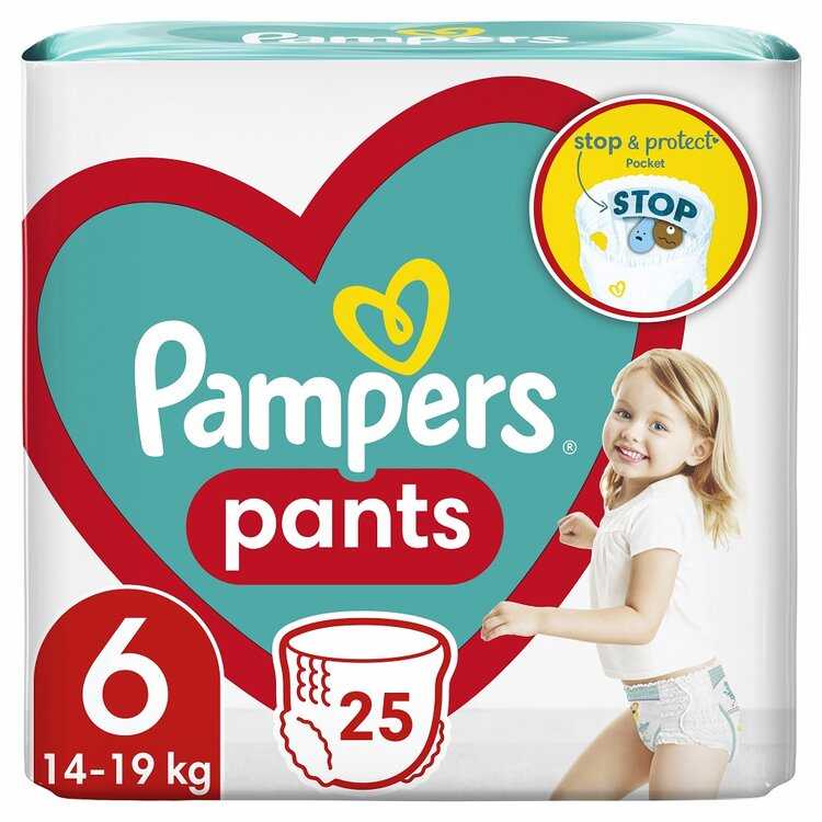 PAMPERS Pants Kalhotky plenkové jednorázové 6 (15 kg+) 25 ks Pampers