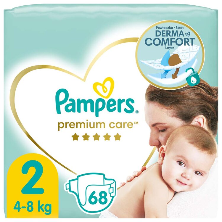 Pampers Premium Care 2 4-8 kg 68 ks Pampers