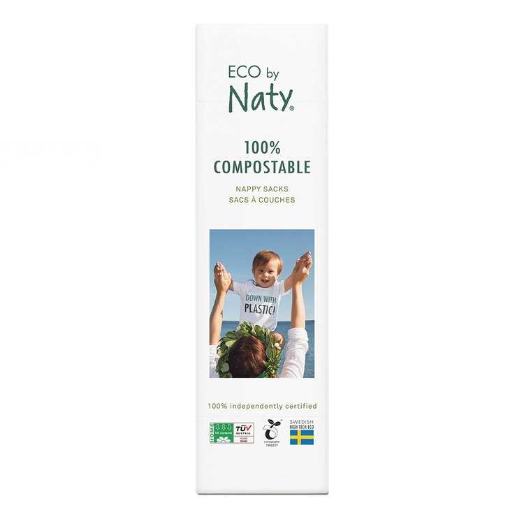 ECO BY NATY Sáčky na použité pleny (50 ks) Naty Nature Babycare