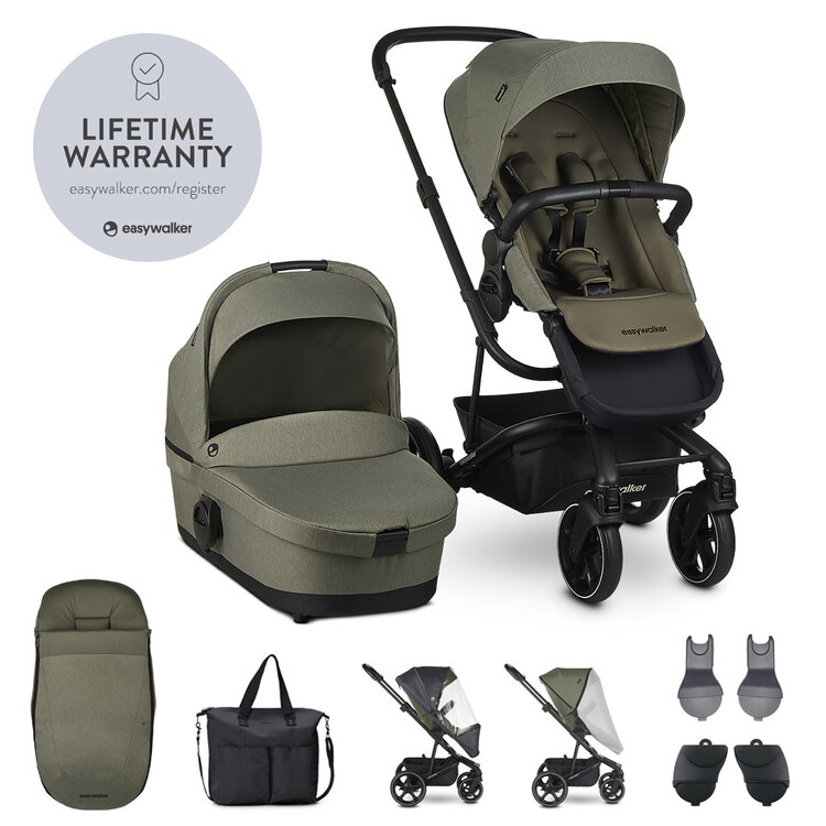 EASYWALKER Set XXL kombinovaný Harvey3 s příslušenstvím Sage Green 2022 Easywalker