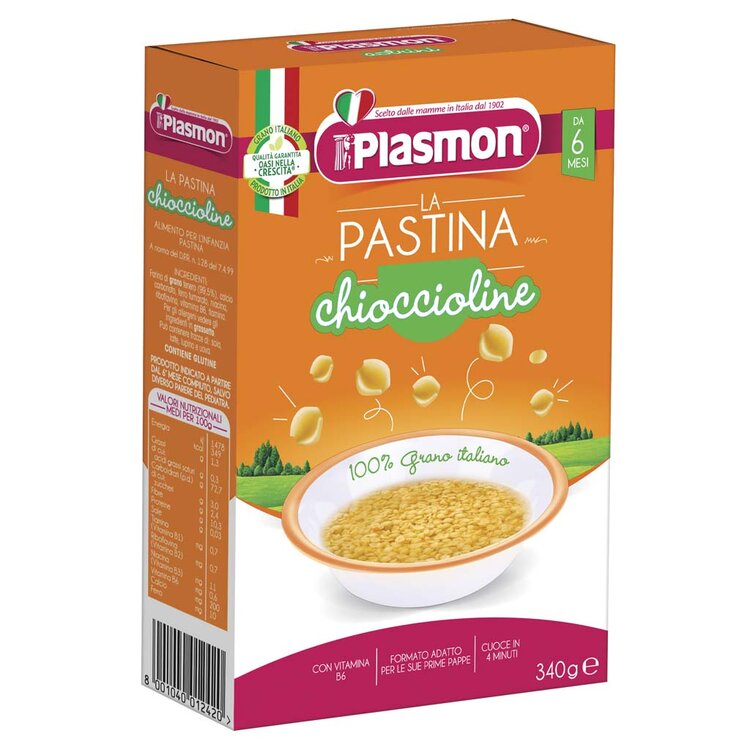 PLASMON Těstoviny pšeničné Chioccioline šnečky 340 g