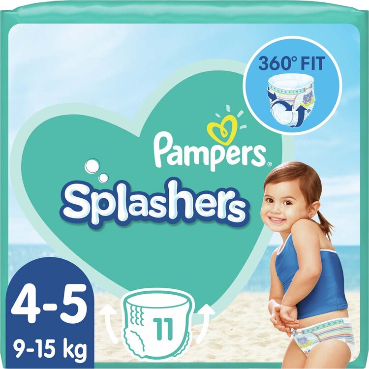 Pampers Pants Splashers 4-5 9-15 kg 11 ks Pampers