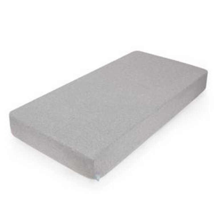 CEBA Prostěradlo žerzej napínací s gumou 120x60 Melange Light Grey Ceba