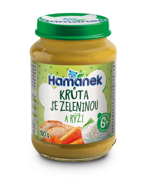 3x HAMÁNEK Krůta s gratinovanou zeleninou a rýží (190 g) Hamánek