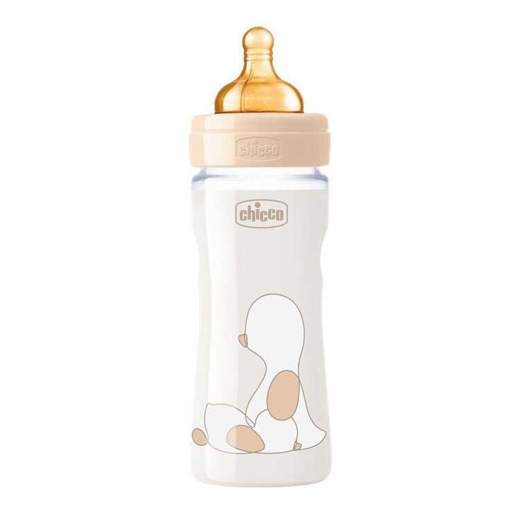 CHICCO Láhev kojenecká Original Touch latex 250 ml neutral Chicco