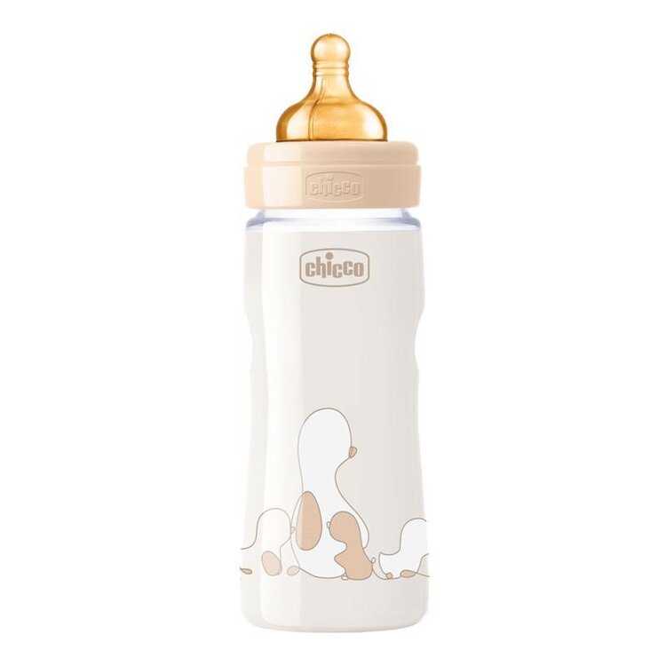 CHICCO Láhev kojenecká Original Touch latex 330 ml neutral Chicco