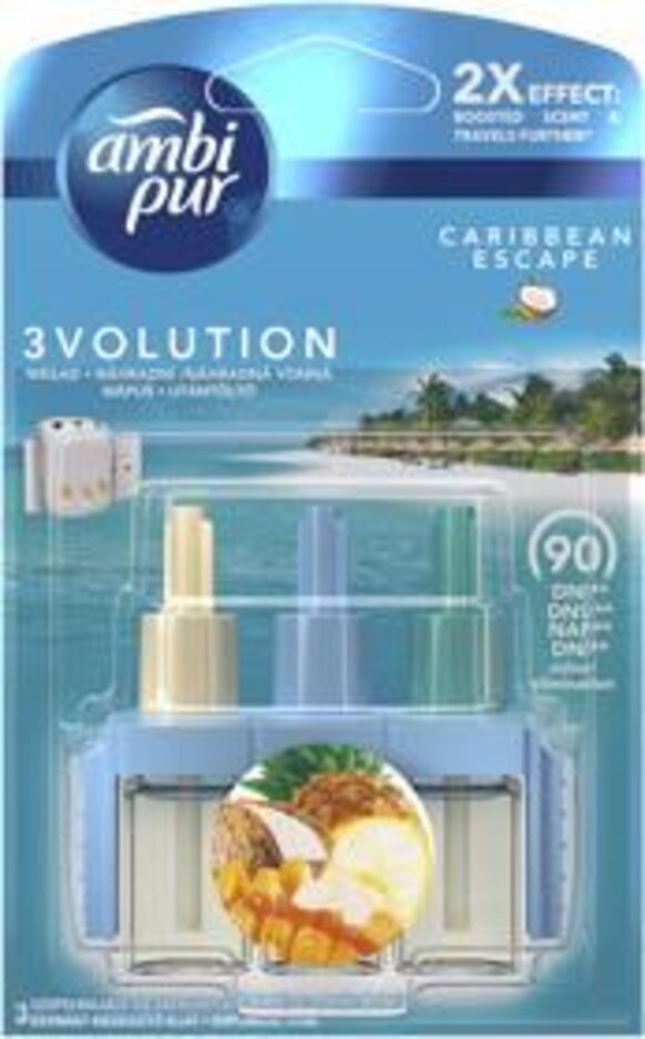 Ambi Pur 3Volution Náhradní Náplň Do Osvěžovače Vzduchu Caribbean Fruits 20 ml Ambi Pur