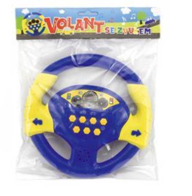 TEDDIES Volant modrý plast 20 cm se zvukem