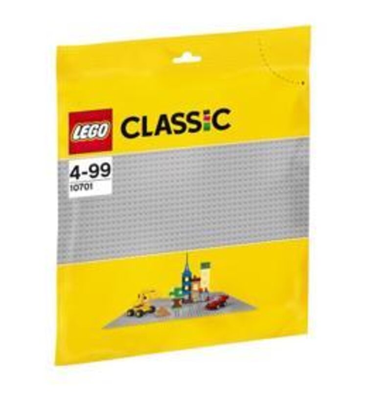 LEGO® CLASSIC 10701 Šedá podložka na stavění LEGO