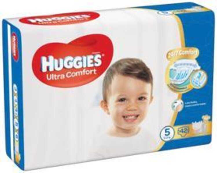 HUGGIES Ultra Comfort Pleny jednorázové 5 (12-22 kg) 42 ks Huggies