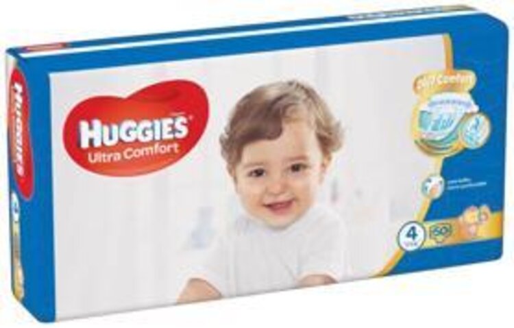 HUGGIES Ultra Comfort Pleny jednorázové 4 (8-14 kg) 50 ks Huggies