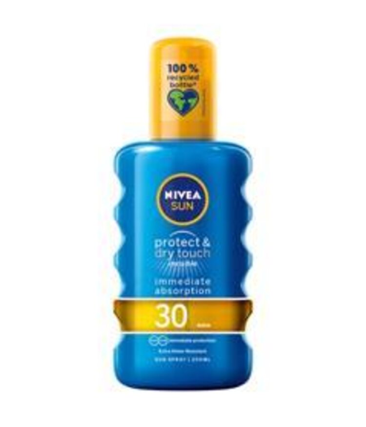 EXP: 16.07.2022 NIVEA Sun Neviditelný sprej na opalování Protect & Dry OF30 Nivea