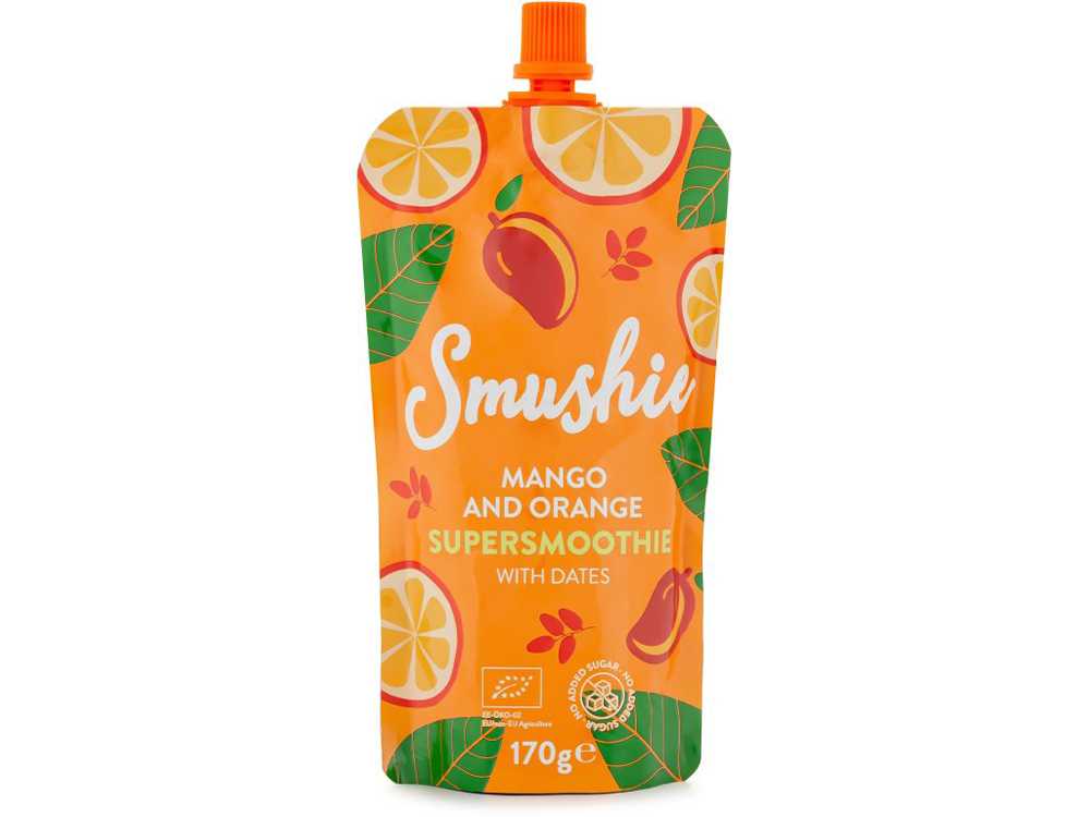 6x SALVEST Smushie BIO Ovocné smoothie s mangem