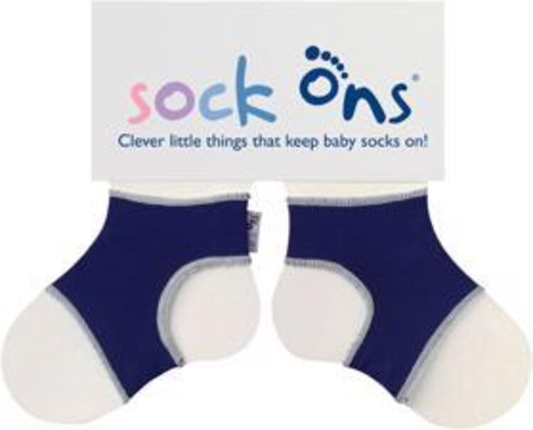 KIKKO Sock Ons Držák ponožek Classic - Tmavě modrá (0-6m) Kikko