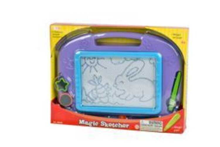 TEDDIES Magnetická tabulka na kreslení Magic Sketcher Teddies