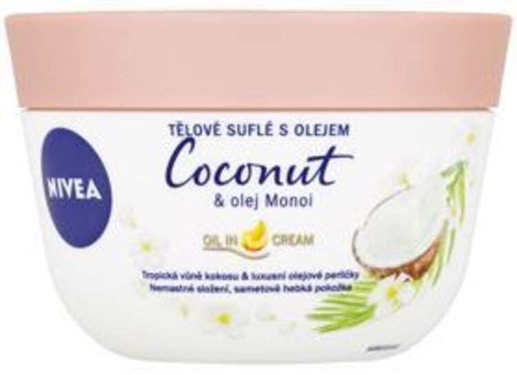 NIVEA Tělové suflé s olejem Coconut & olej Monoi 200 ml Nivea