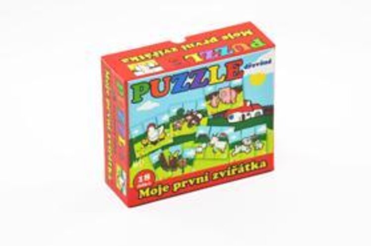 TEDDIES Puzzle Moje první zvířátka 18 ks Teddies