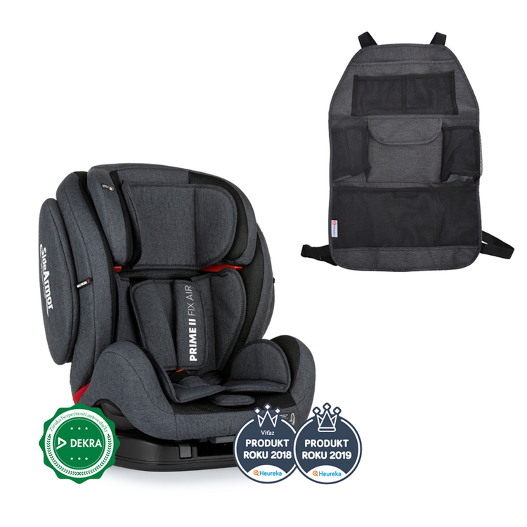 PETITE&MARS Autosedačka Prime II Isofix Night Air (9-36 kg) + organizér na sedadlo Order Petite&Mars