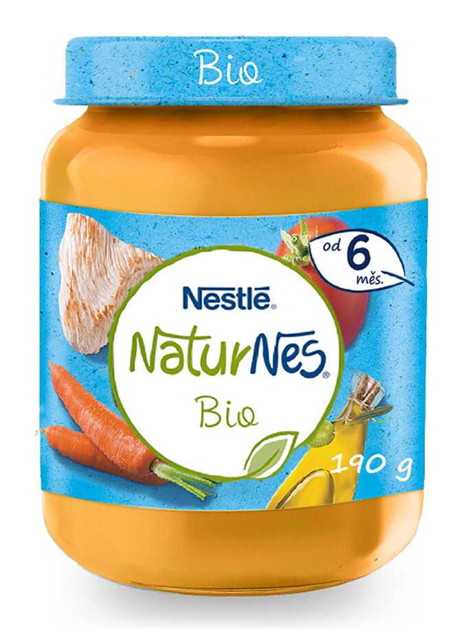 NESTLÉ NaturNes BIO dětský příkrm mrkev