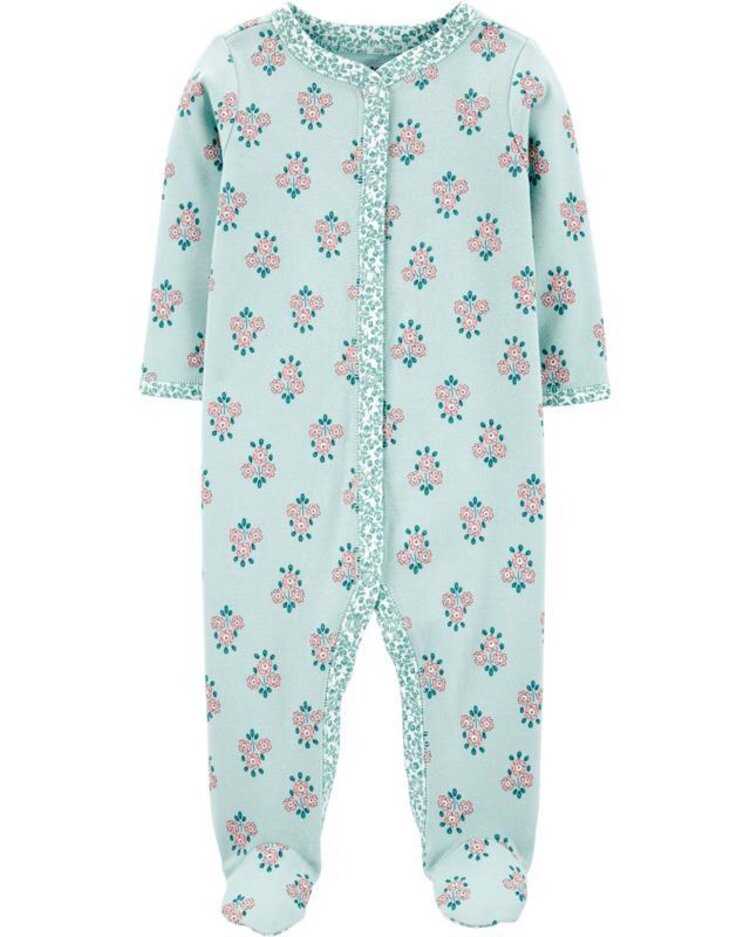 CARTER'S Overal zip Floral Mint dívka PRE/vel. 46 Carter´s