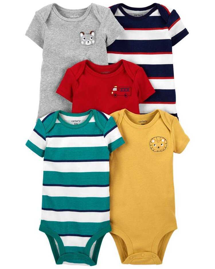 CARTER'S Body krátký rukáv Stripe chlapec LBB 5ks 3m Carter´s