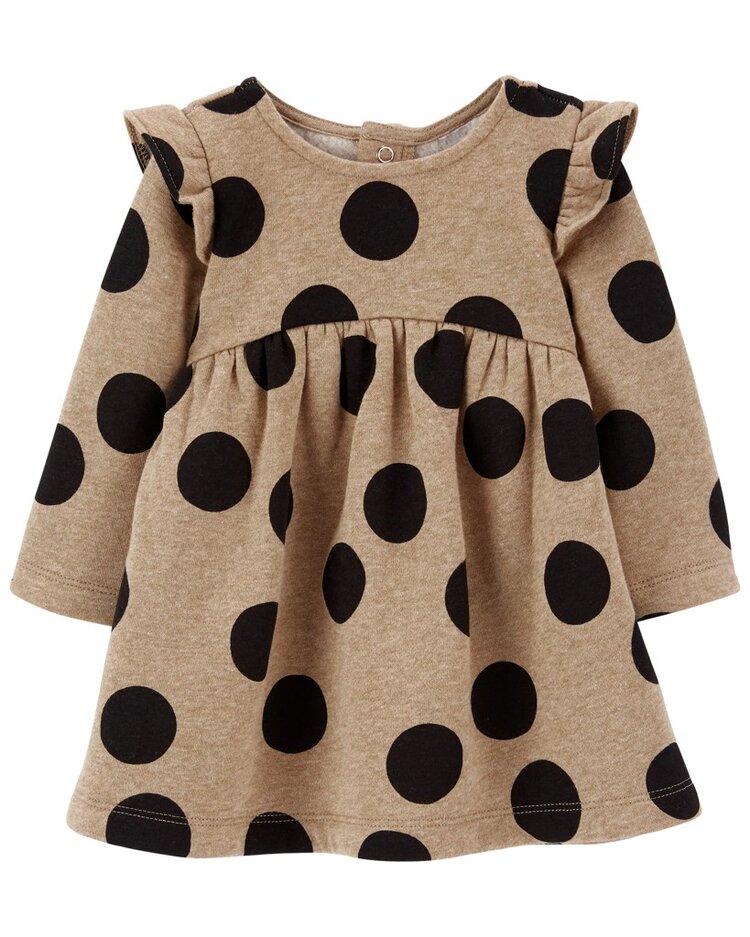 CARTER'S Šaty Black Dots dívka 6m Carter´s