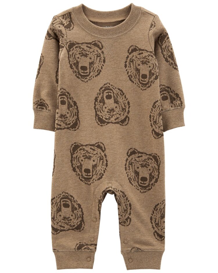 CARTER'S Overal bez nožiček Brown Bear chlapec 12m Carter´s