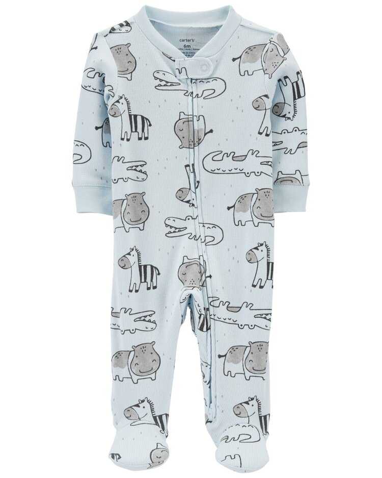 CARTER'S Overal na zip Sleep&Play Blue Safari chlapec 9m Carter´s