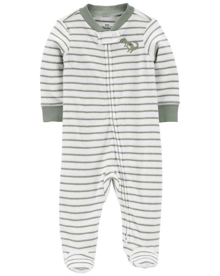 CARTER'S Overal na zip Sleep&Play Stripe Dino chlapec NB/ vel. 56 Carter´s