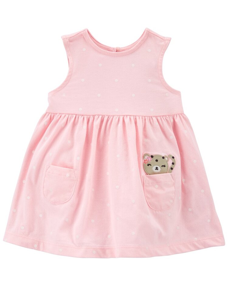 CARTER'S Šaty Pink Cat holka 6m Carter´s